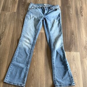 Classic Light Blue Flare Women's Jeans